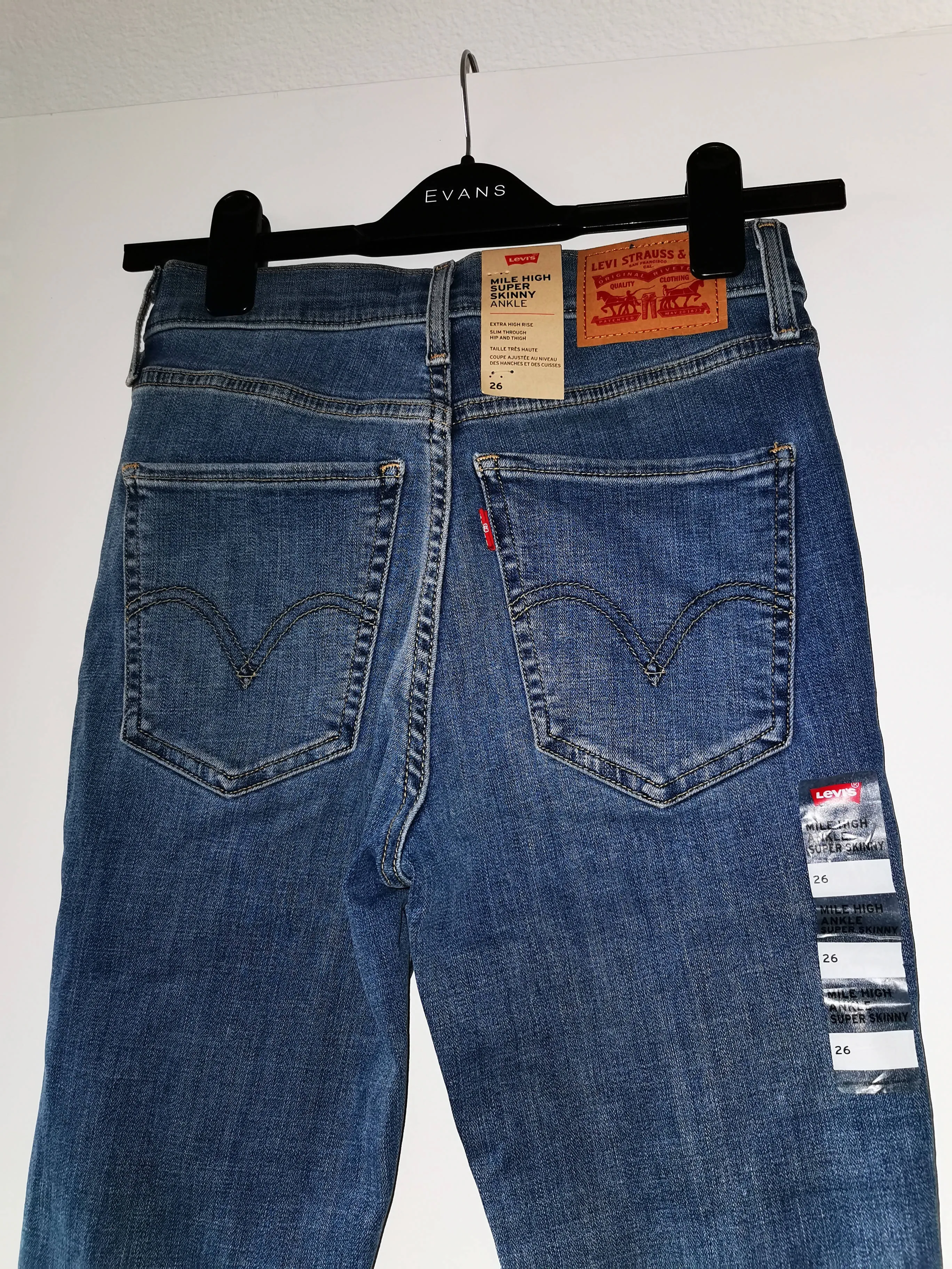 LEVI's Mile High Super Skinny Ankle, Grösse W26