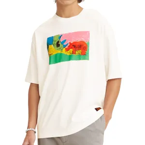 Levi's Skate Graphic Box Tee Painted Rhino White
