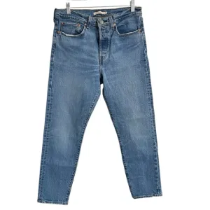 Levi’s Wedgie High Waist Crop Leg Medium Wash Jeans Size 30