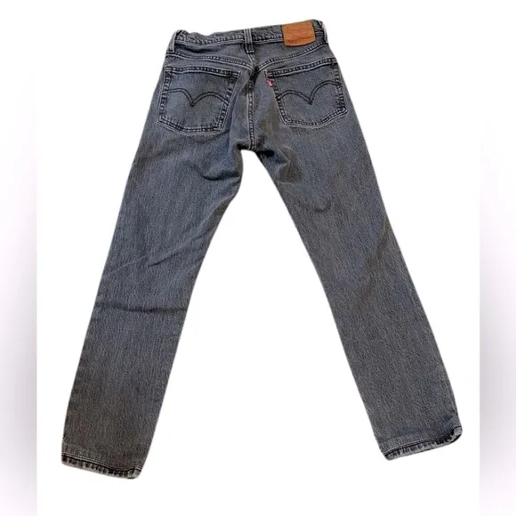 Levi’s Women’s 501 Skinny Straight Jeans | Charcoal Grey Wash | Size 25
