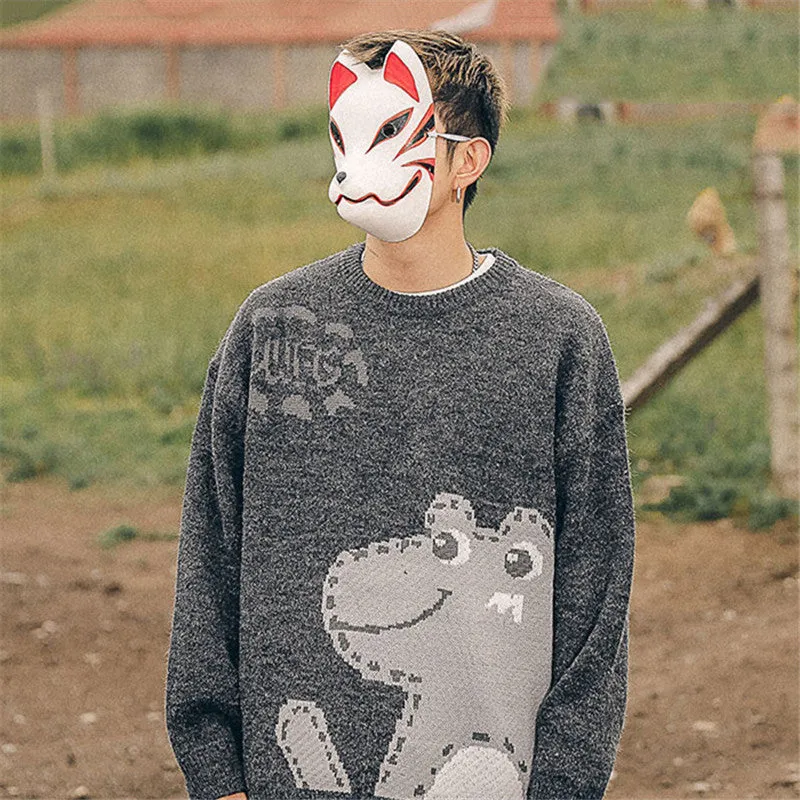 LITTLE DINOSAUR PULLOVER COUPLE SWEATER UB3443