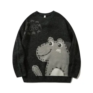 LITTLE DINOSAUR PULLOVER COUPLE SWEATER UB3443