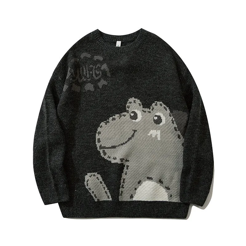 LITTLE DINOSAUR PULLOVER COUPLE SWEATER UB3443