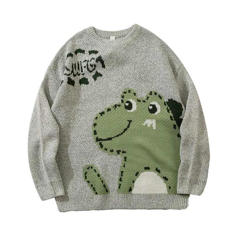 LITTLE DINOSAUR PULLOVER COUPLE SWEATER UB3443