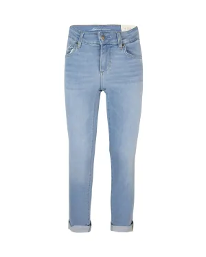Liu Jo jeans mager beskuren i denim chiaro