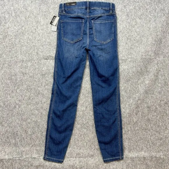 Liverpool Gia Glider Skinny Crop Jeans Women's Size 4 / 27 Pull On Denim NWT