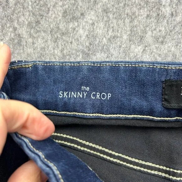 Liverpool Gia Glider Skinny Crop Jeans Women's Size 4 / 27 Pull On Denim NWT