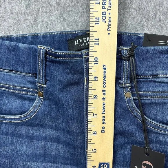 Liverpool Gia Glider Skinny Crop Jeans Women's Size 4 / 27 Pull On Denim NWT