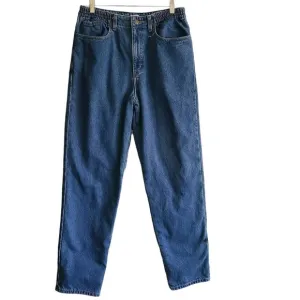 L.L. BEAN Flannel Lined Original Fit Relaxed High Rise Jeans Women's 12 MT
