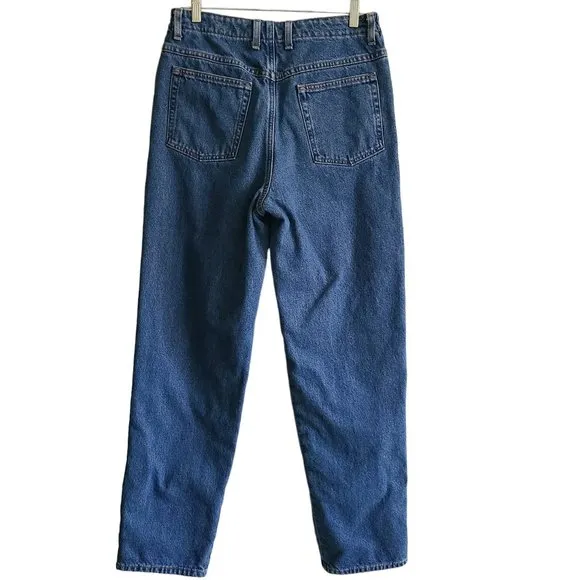 L.L. BEAN Flannel Lined Original Fit Relaxed High Rise Jeans Women's 12 MT
