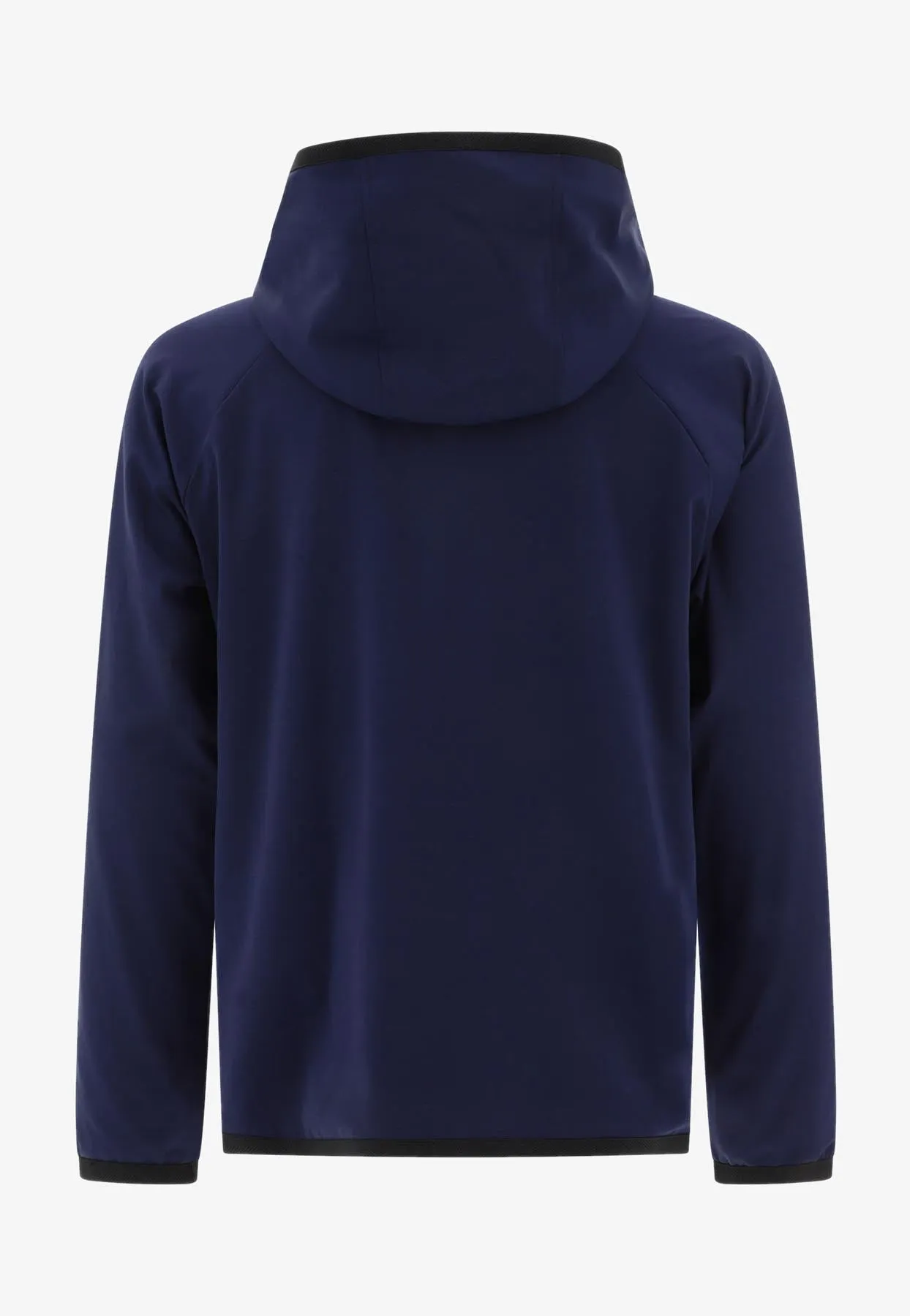 Logo Plaque Zip-Up Hoodie