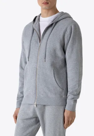 Loopback Zip-Up Hooded Sweatshirt