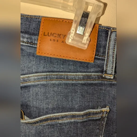 LUCKY JEANS Skinny Raw Hem Ankle Stretch Denim Blue Size 10/30 NWOT