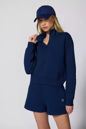 Luxefleece 1/4 Zip  - Navy