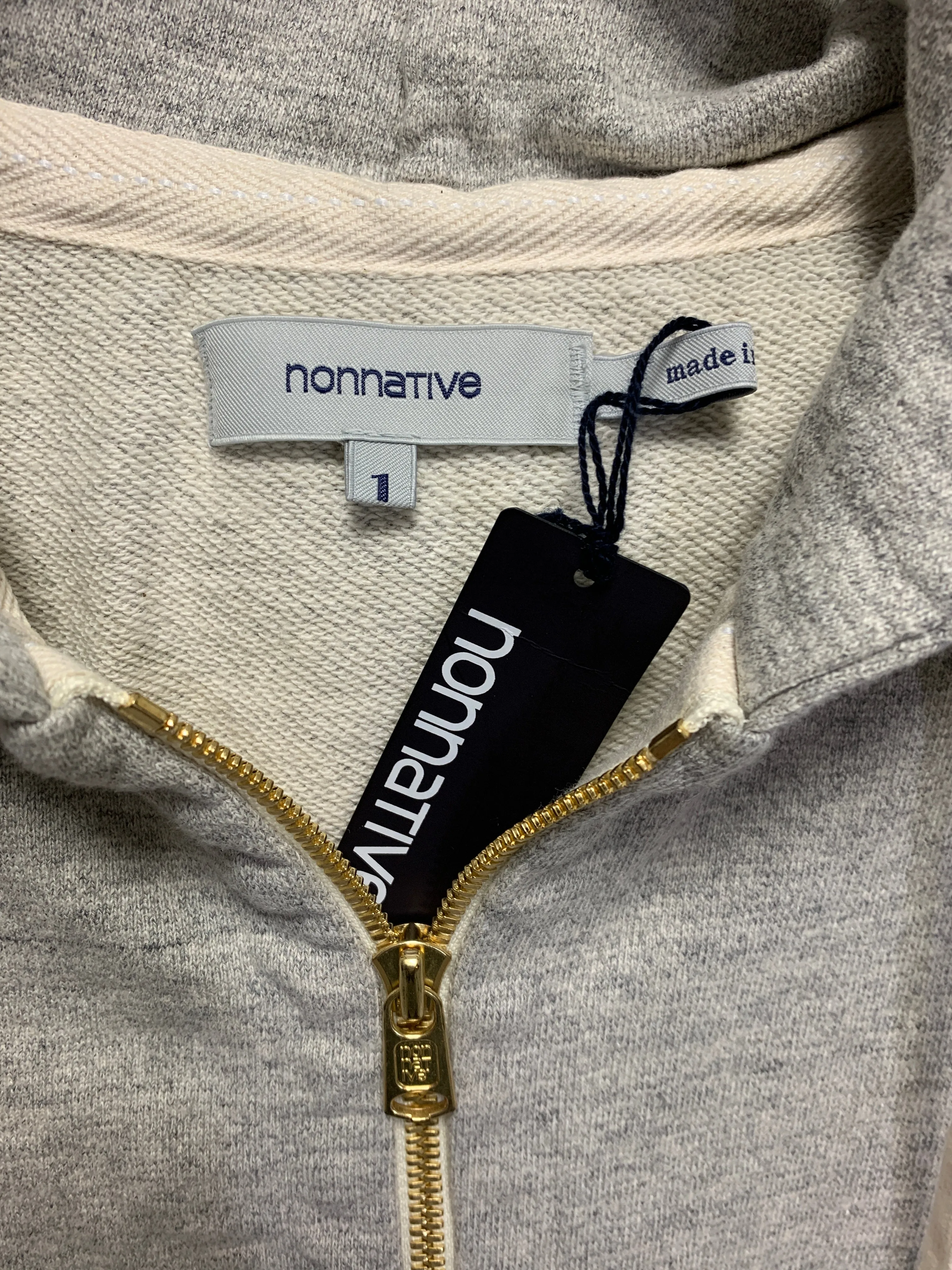 [M] DS! Nonnative Dweller Full Zip Hoodie Grey