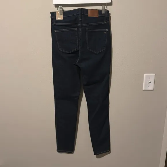 Madewell 10” High-rise skinny jeans size 29 NWT dark wash