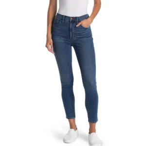 Madewell 10&quot; High Rise Skinny Jeans in Leavitt Wash Size 24 NWT