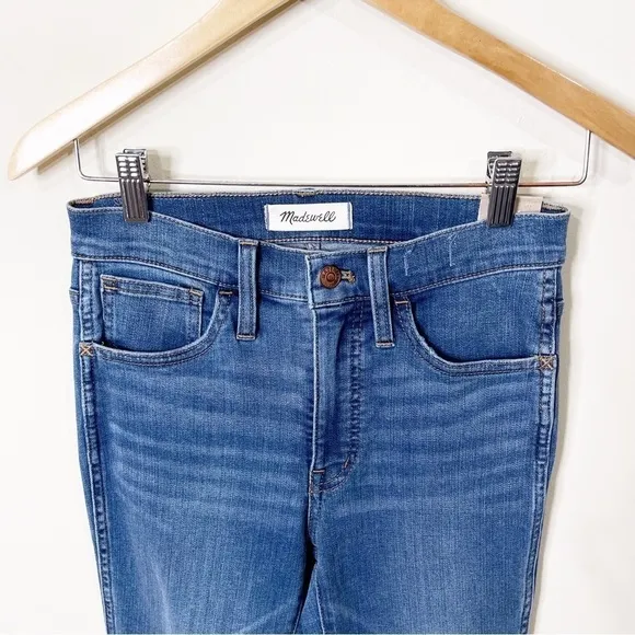 Madewell 10&quot; High Rise Skinny Jeans in Leavitt Wash Size 24 NWT