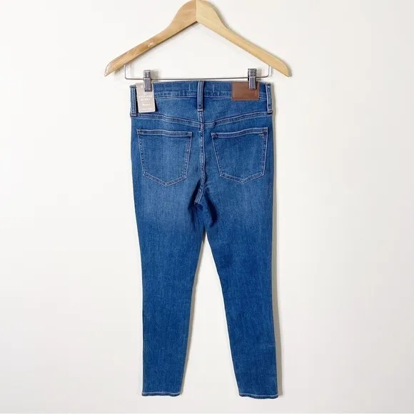 Madewell 10&quot; High Rise Skinny Jeans in Leavitt Wash Size 24 NWT