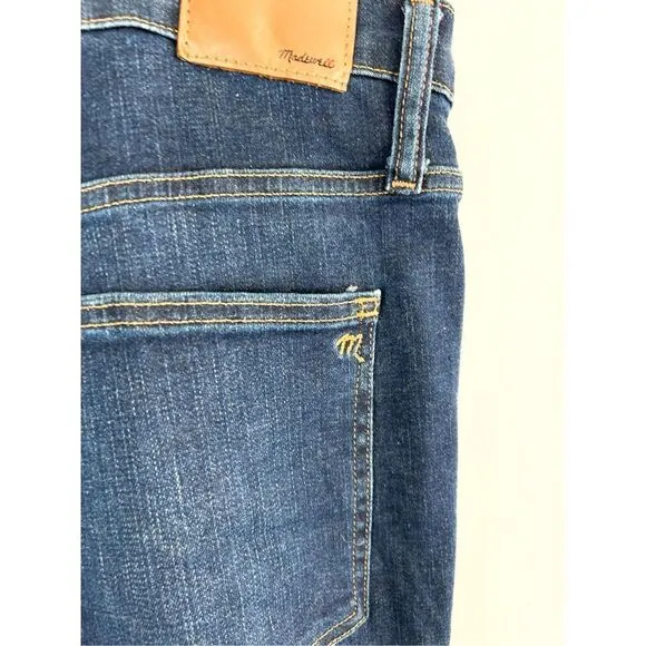 Madewell 10&quot; High-Rise Skinny Jeans in Hayes Wash Size 32