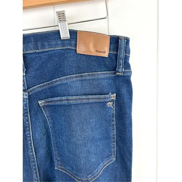 Madewell 10&quot; High-Rise Skinny Jeans in Hayes Wash Size 32