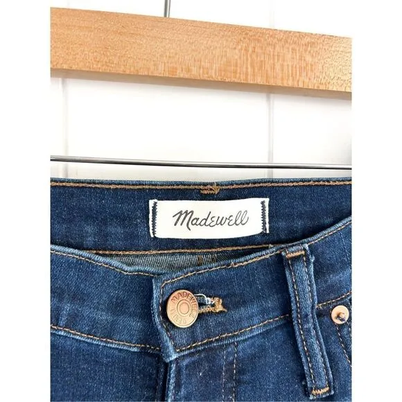 Madewell 10&quot; High-Rise Skinny Jeans in Hayes Wash Size 32