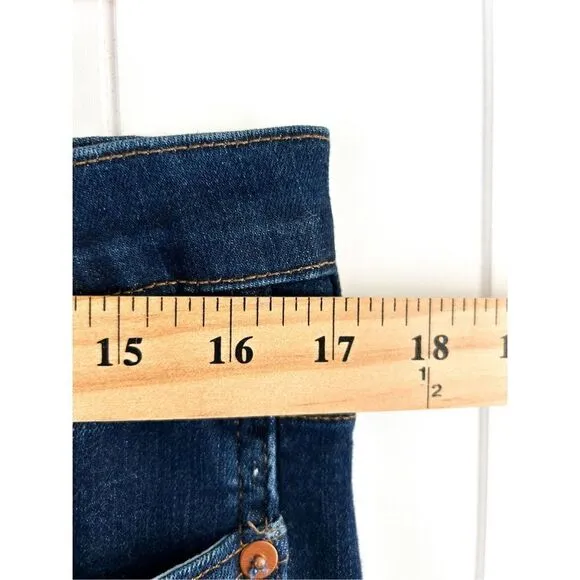Madewell 10&quot; High-Rise Skinny Jeans in Hayes Wash Size 32
