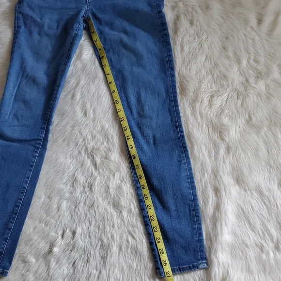 Madewell 11-Inch High Rise Skinny Jeans Ames Wash Size 27