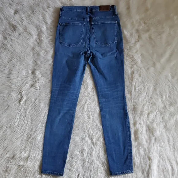 Madewell 11-Inch High Rise Skinny Jeans Ames Wash Size 27