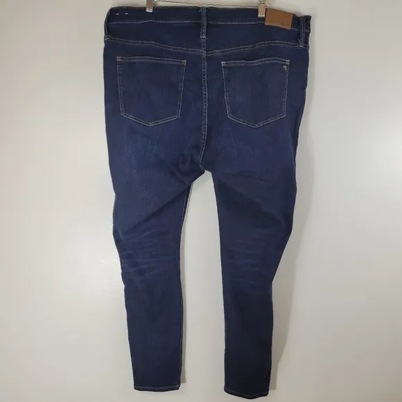 MADEWELL 9&quot; Mid-Rise Skinny Jeans in Larkspur Wash: TENCEL Denim Edition