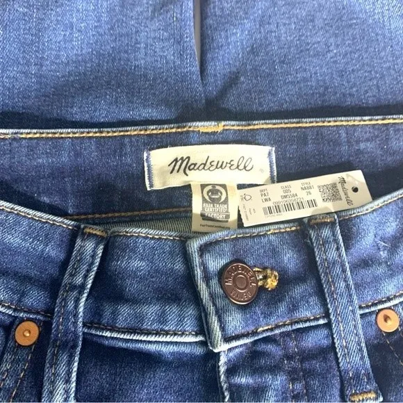 Madewell Curvy High Rise Skinny Jeans In Coronet Wash Size 26