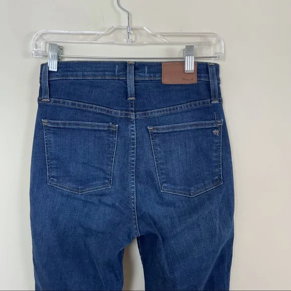 Madewell #F4684 10” High Rise Jeans Hayes Wash