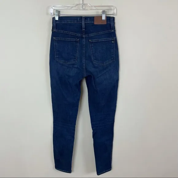 Madewell #F4684 10” High Rise Jeans Hayes Wash