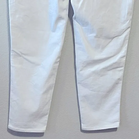 Madewell Stovepipe Jeans NWT Size 32 White Denim High Rise Straight Leg