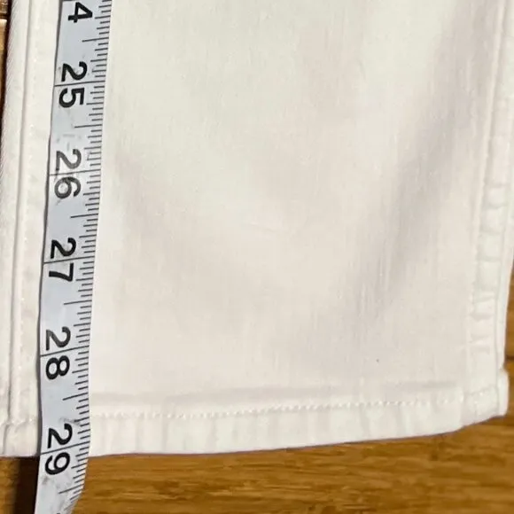 Madewell Stovepipe White Jeans Size 29