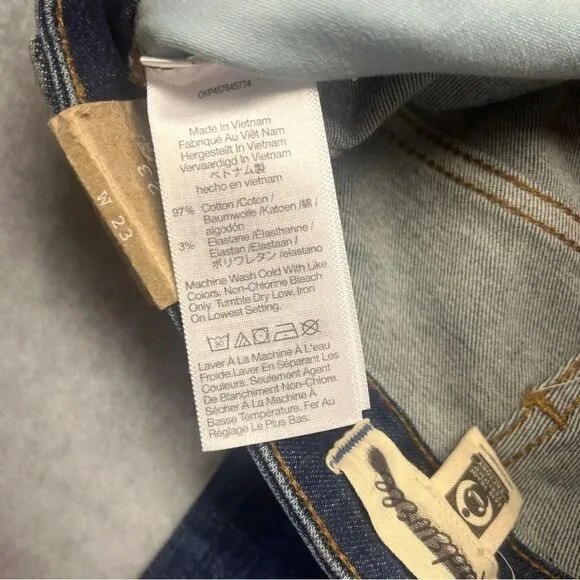 Madewell Women’s Curvy High Rise Skinny Jeans NWT’s Med Blue size 23
