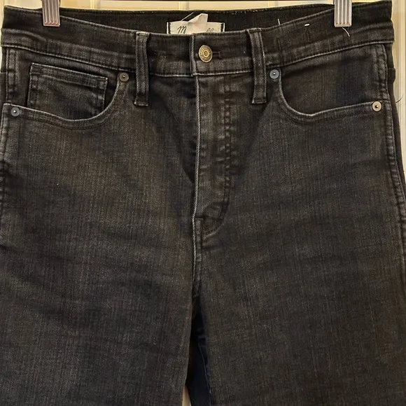 Madewell Women’s Stovepipe Jeans in Washed Black, Size 30
