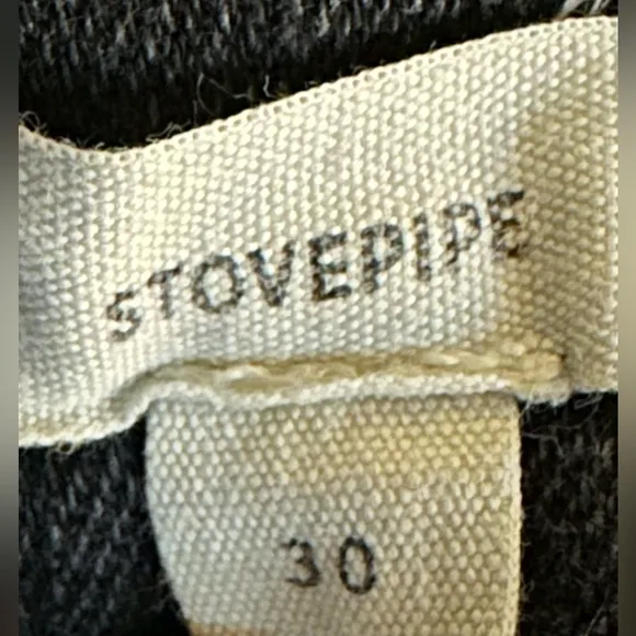 Madewell Women’s Stovepipe Jeans in Washed Black, Size 30