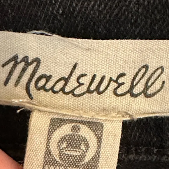 Madewell Women’s Stovepipe Jeans in Washed Black, Size 30