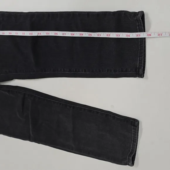 Madewell Women’s Washed Black Classic Straight Jeans High Rise Denim Style J2054