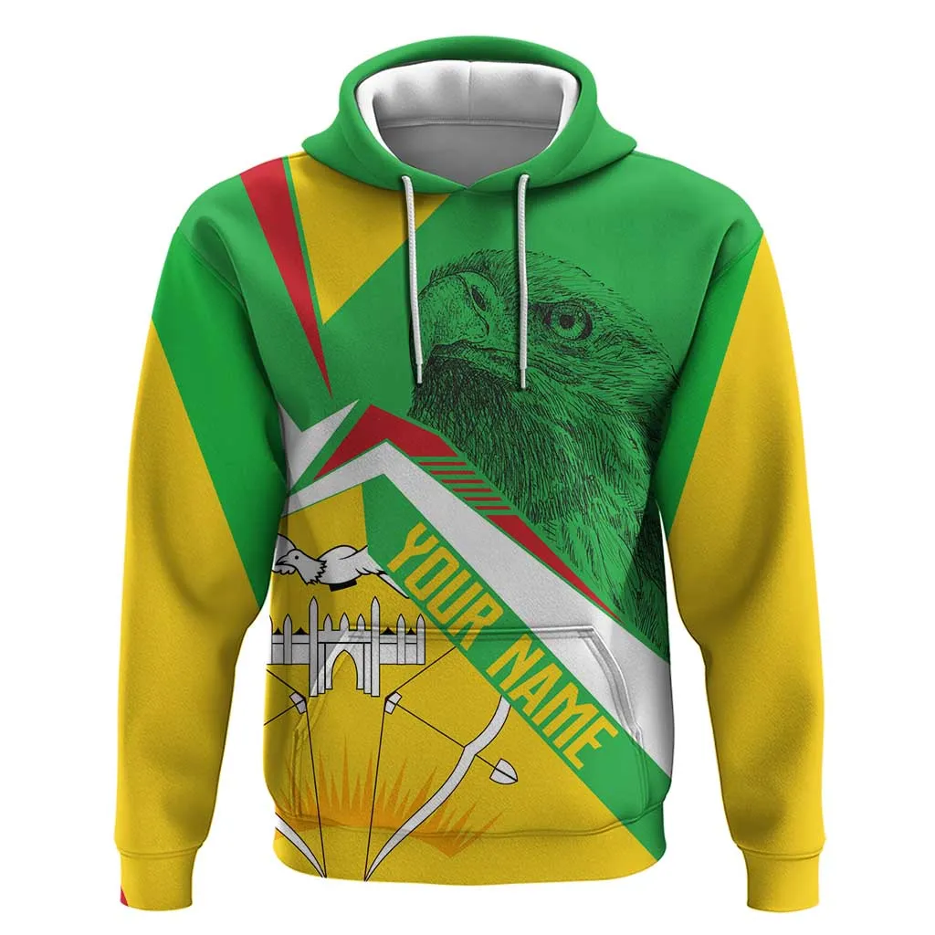 Mali Vulture Eagles Zip Hoodie African Pattern Flag Color TS04