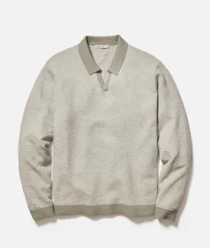 Marine Layer Liam Long Sleeve Sweater Polo