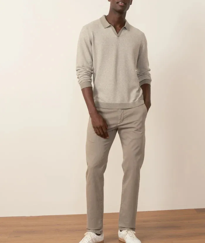 Marine Layer Liam Long Sleeve Sweater Polo