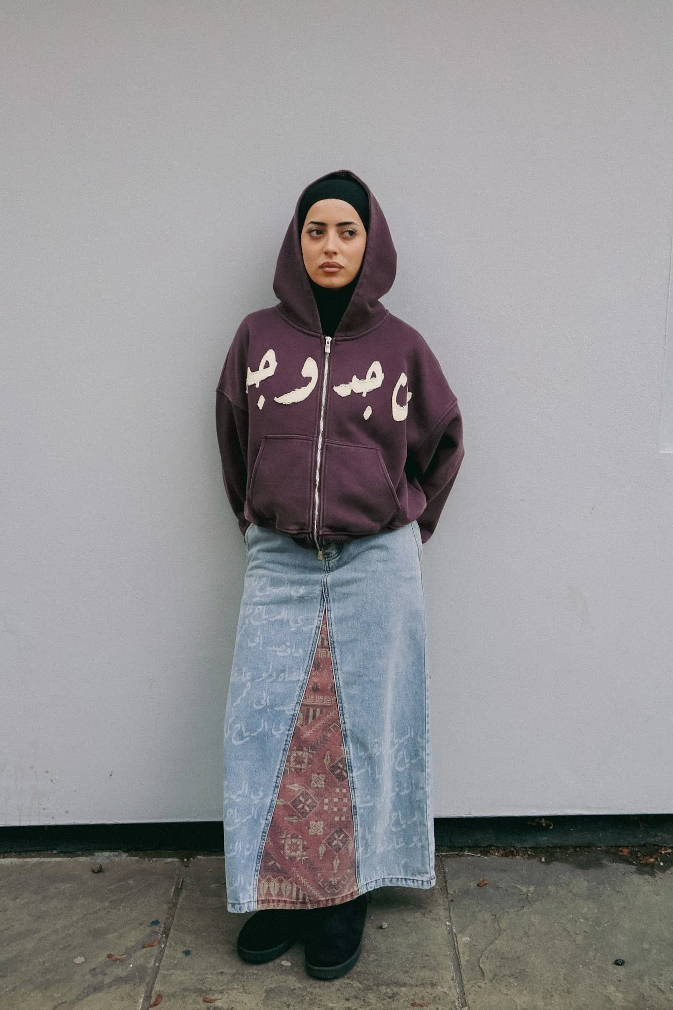 MARJAN PATCHWORK ZIP UP
