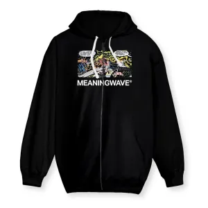 Meaningwave I See Everything Men's Zip-Up Hoodie