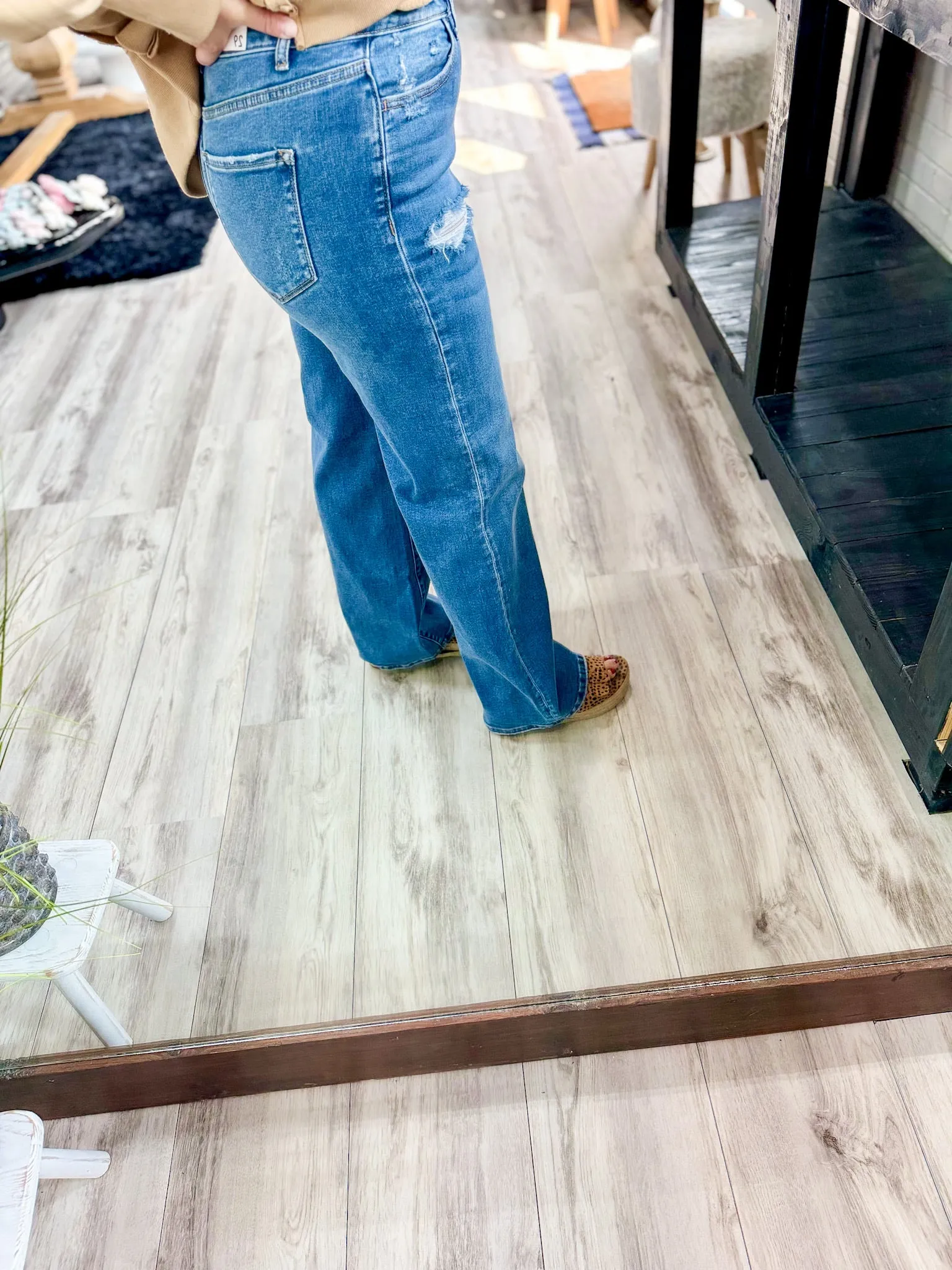 Medium Wash Denim Jeans