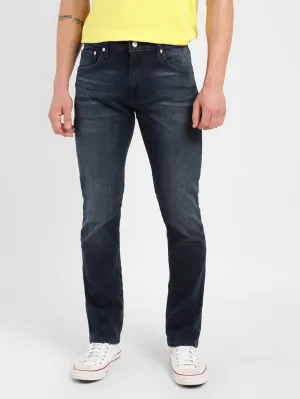 Men's 65504 Blue Skinny Fit Mid Rise Jeans