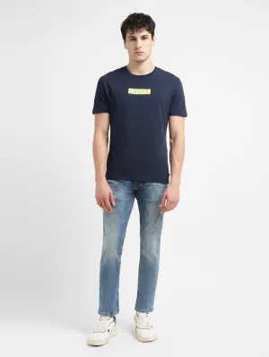 Men's 65504 Blue Skinny Fit Mid Rise Jeans
