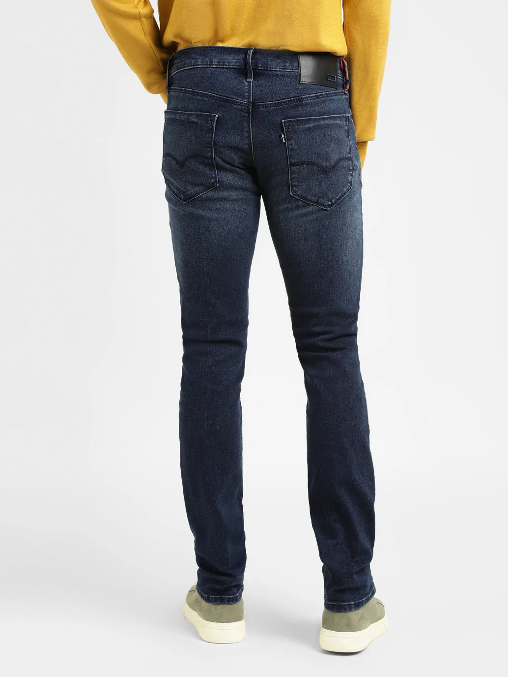 Men's 65504 Dark Indigo Skinny Fit Mid Rise Jeans