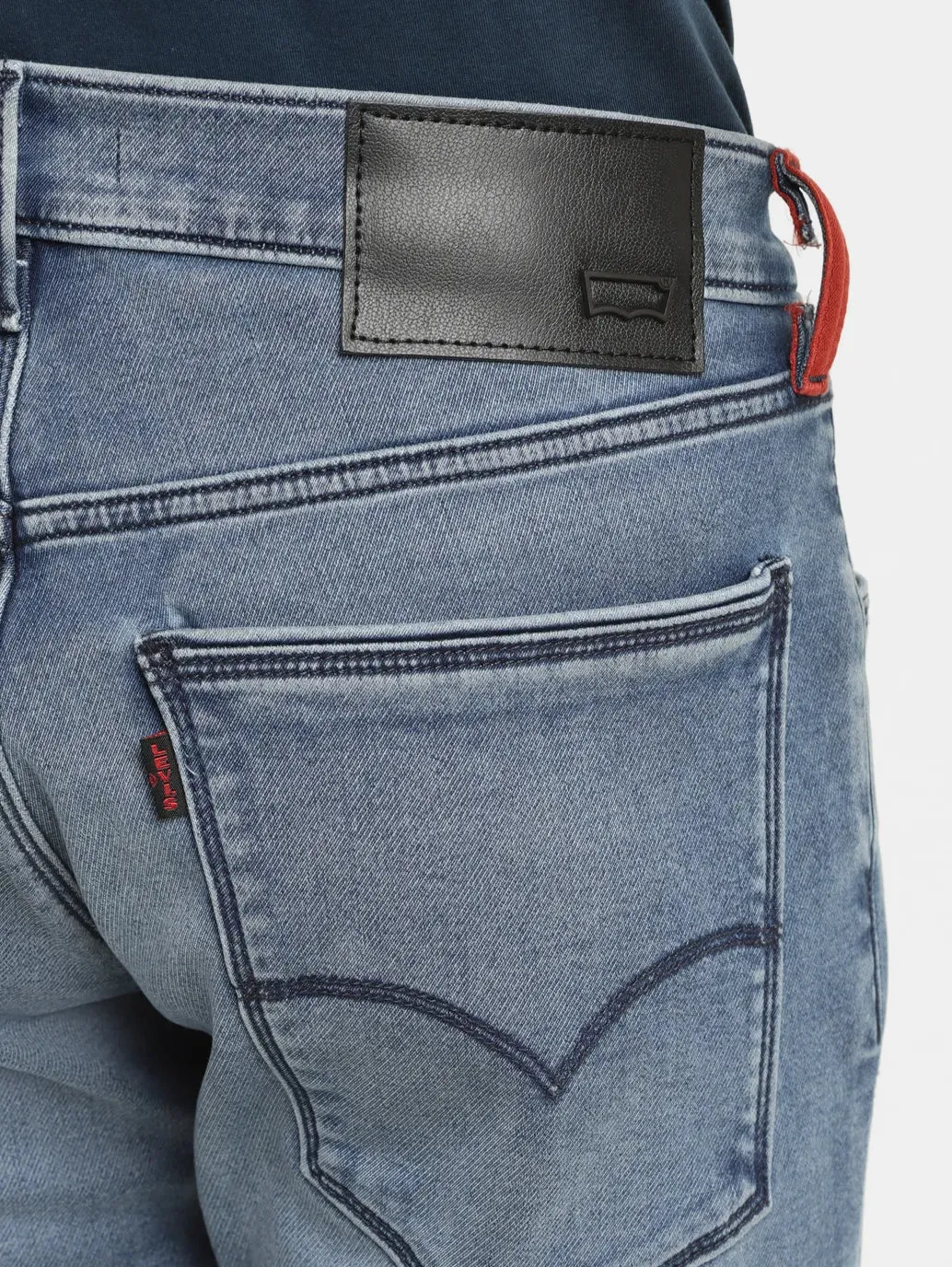 Men's 65504 Mid Indigo Skinny Fit Mid Rise Jeans